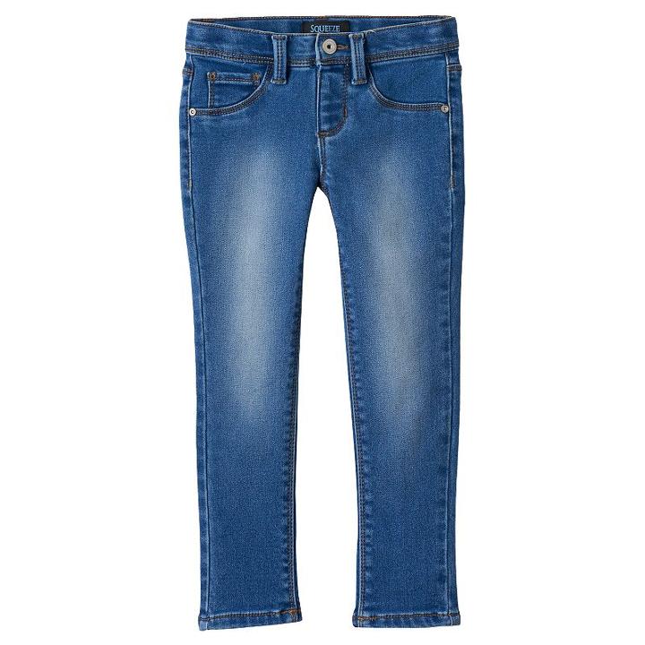 Girls 4-6x Squeeze Skinny Jeans, Girl's, Size: 5, Med Blue