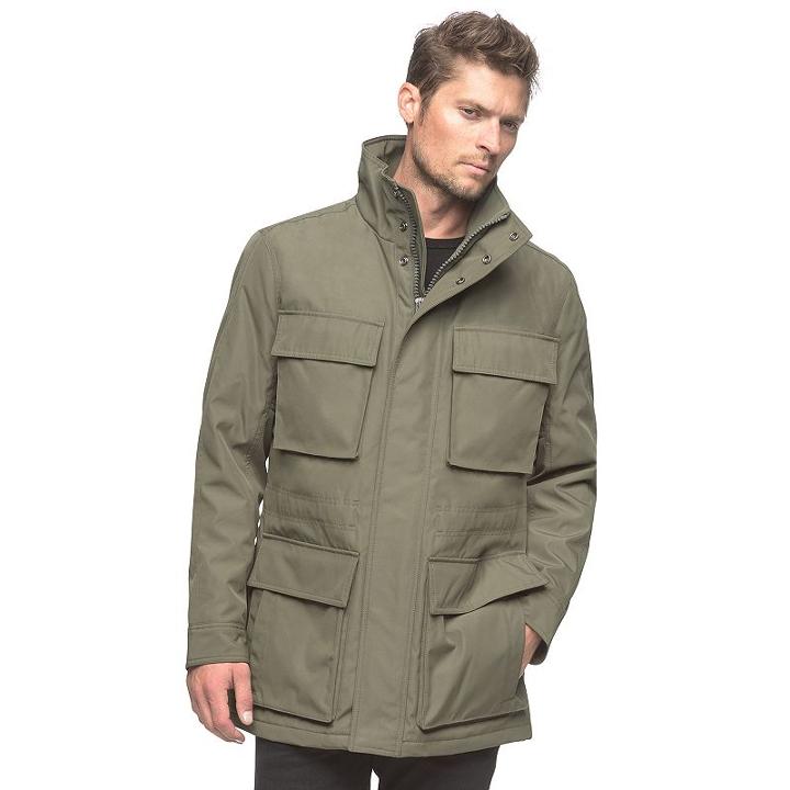 Men's Am Studio By Andrew Marc City Jacket, Size: Xxl, Med Green