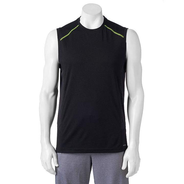 Big & Tall Tek Gear&reg; Dry Tek Sleeveless Basketball Top, Men's, Size: 4xb, Black