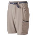 Men's Zeroxposur Stretch Performance Hybrid Belted Cargo Shorts, Size: 40, Med Brown