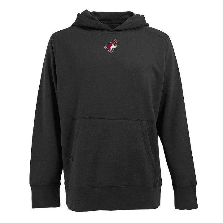 Phoenix Coyotes Signature Fleece Hoodie, Men's, Size: Medium, Black