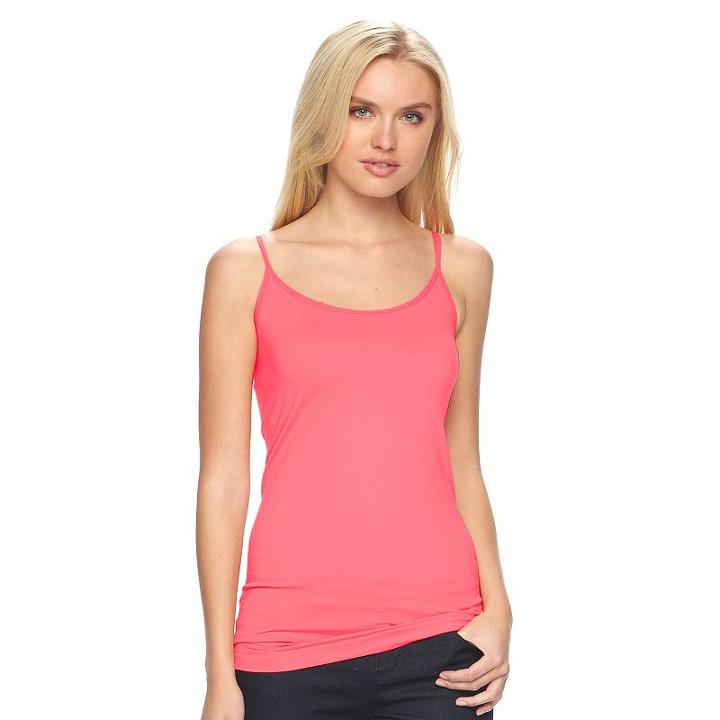 Women's Apt. 9&reg; Essential Seamless Camisole, Size: S/m, Med Pink