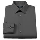 Men's Apt. 9&reg; Slim-fit Stretch Spread-collar Dress Shirt, Size: 17.5-34/35, Grey