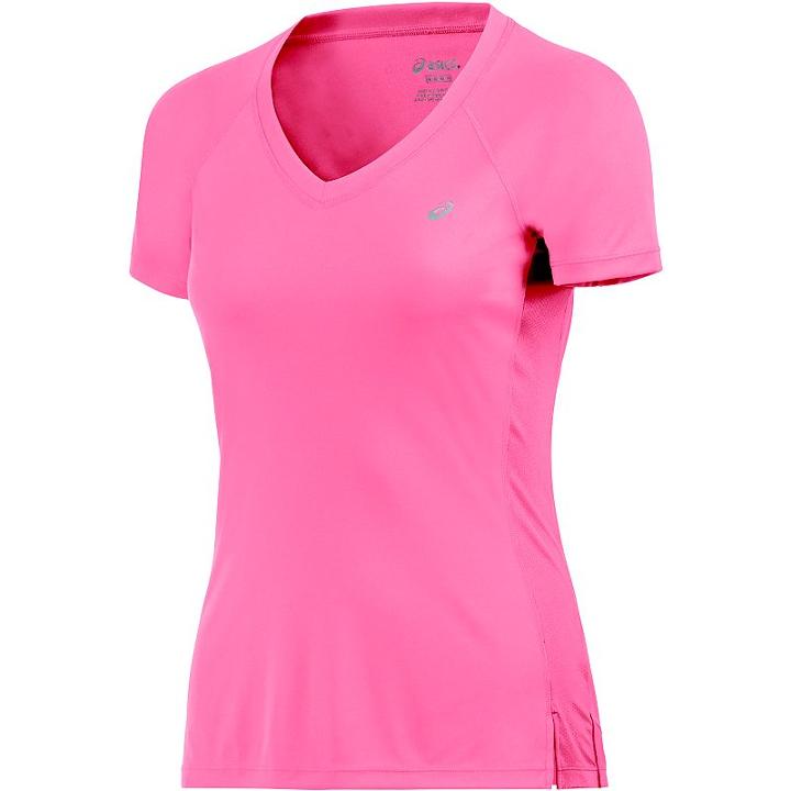 Women's Asics Soft Asx Dry Workout Tee, Size: Small, Brt Pink