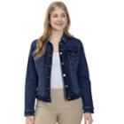 Women's Izod Jean Jacket, Size: Xl, Blue