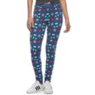 Juniors' It's Our Time Christmas Print Leggings, Teens, Size: Xl, Med Blue