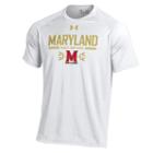 Men's Under Armour Maryland Terrapins Selection Sunday Tech Tee, Size: Xl, White