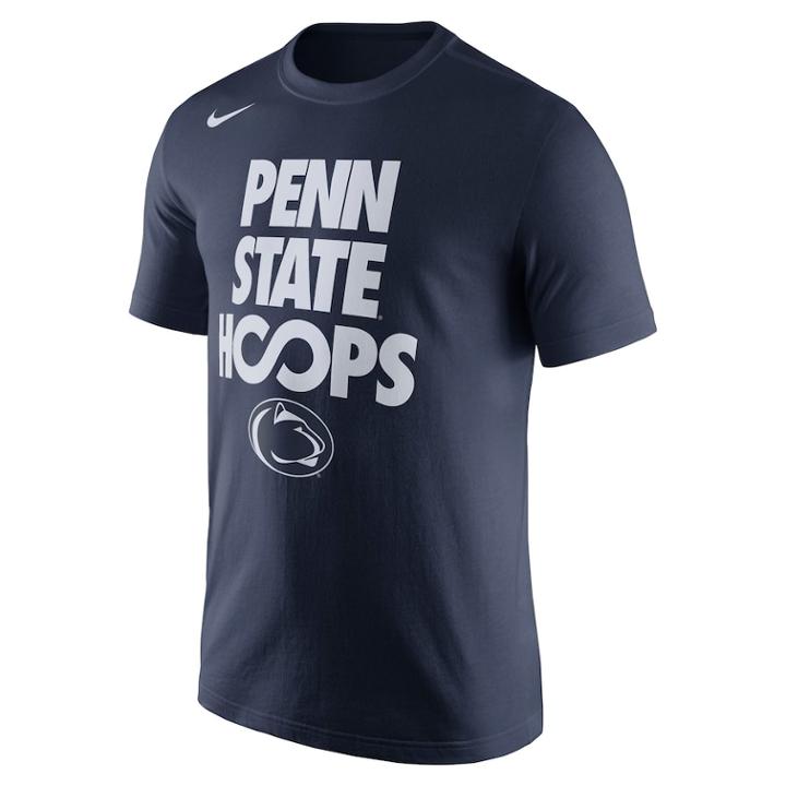 Men's Nike Penn State Nittany Lions Basketball Tee, Size: Medium, Blue (navy)