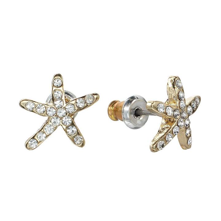 Lc Lauren Conrad Starfish Stud Earrings, Teens, Multicolor