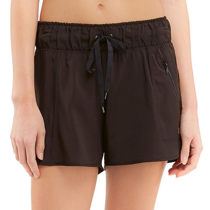 Women's Marika Set Go Woven Running Shorts, Size: Small, Black