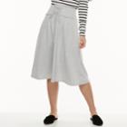 K/lab Lace-up Midi Skirt, Kids Unisex, Size: Medium, Grey