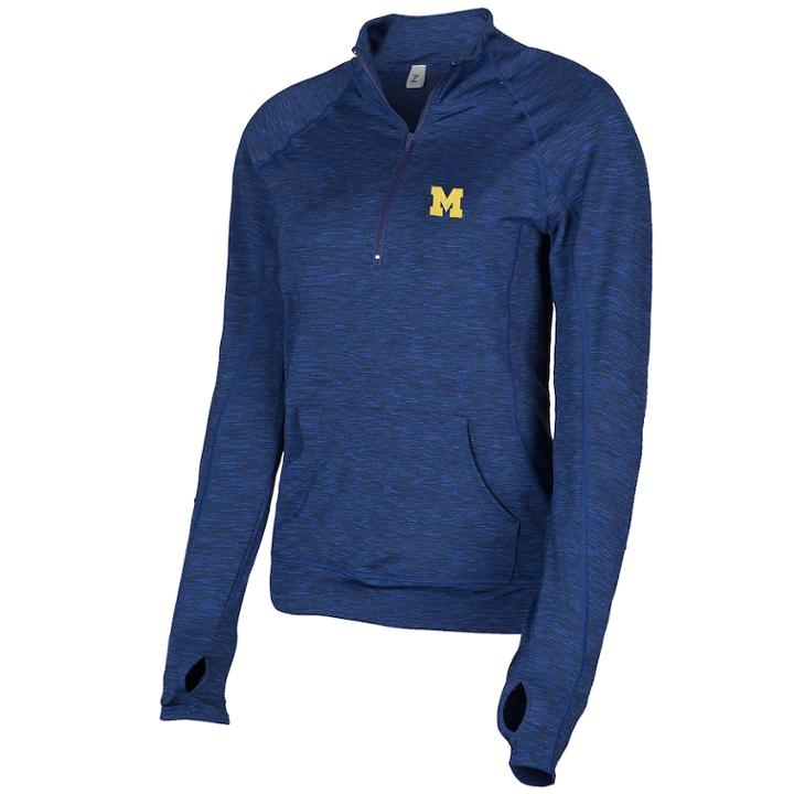 Plus Size Michigan Wolverines Touchdown Pullover, Women's, Size: 2xl, Multicolor