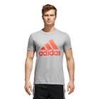 Men's Adidas Classic Tee, Size: Medium, Med Grey
