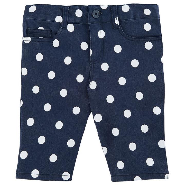 Girls 4-6x French Toast Printed Twill Skimmer Shorts, Girl's, Size: 4, Blue (navy)