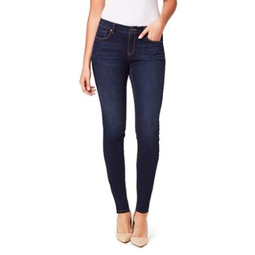 Women's Miracle Jean Faith Slimming Skinny Jeans, Size: 14, Dark Blue