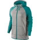 Women's Nike All-time Full-zip Workout Hoodie, Size: Xs, Grey Other
