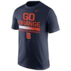 Men's Nike Syracuse Orange Local Verbiage Tee, Size: Small, Blue (navy)