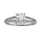 Round-cut Igl Certified Colorless Diamond Engagement Ring In 18k White Gold (1 1/4 Ct. T.w.), Women's, Size: 6.50