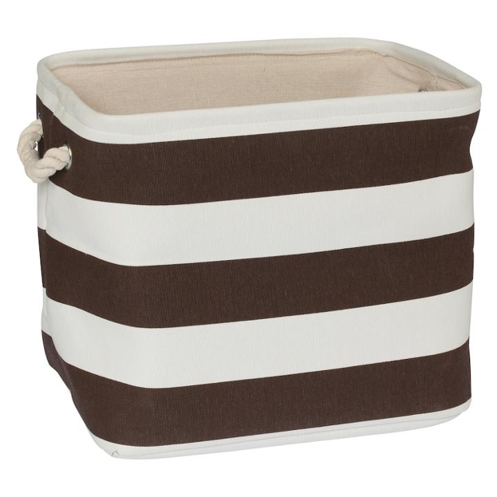 Creative Ware Home Stripe Tote, Adult Unisex, Brown