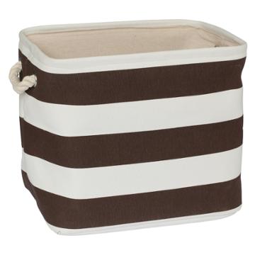 Creative Ware Home Stripe Tote, Adult Unisex, Brown