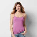 Women's Sonoma Goods For Life&trade; Everyday Scoopneck Camisole, Size: Xl, Med Purple