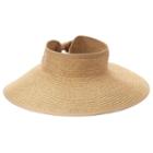 Sonoma Goods For Life&trade; Woven Straw Roll-up Visor, Women's, White Oth