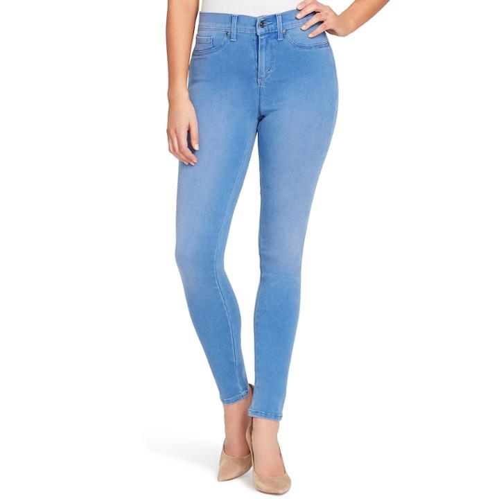 Women's Gloria Vanderbilt Midrise Jeggings, Size: 12 T/l, Med Blue