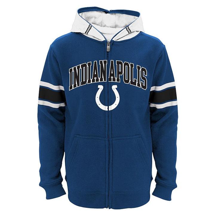 Boys 8-20 Indianapolis Colts Helmet Hoodie, Boy's, Size: M(10-12), Blue