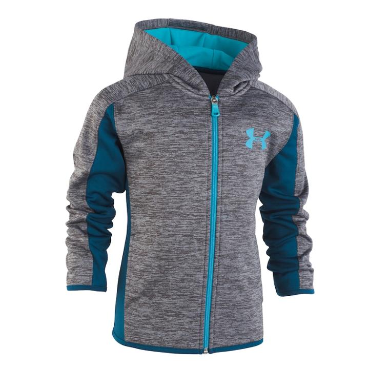 Boys 4-7 Under Armour Dash Front Zip Hoodie, Size: 5, Oxford