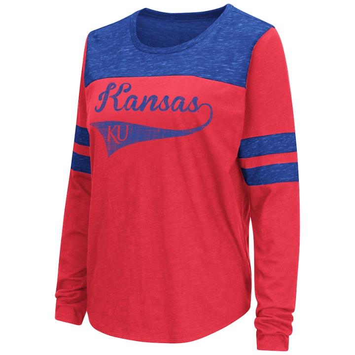 Women's Kansas Jayhawks My Way Tee, Size: Medium, Red