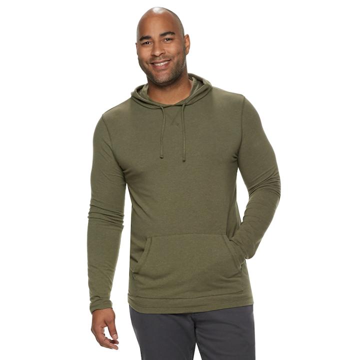 Men's Sonoma Goods For Life™ Supersoft Modern-fit Hoodie Tee, Size: 2xb, Med Brown