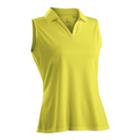 Nancy Lopez Luster Sleeveless Golf Polo - Women's, Size: Large, Yellow