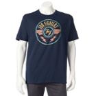 Men's Foo Fighters Wing Seal Logo Tee, Size: Large, Blue (navy)