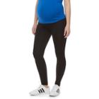 Maternity A:glow Belly Panel Workout Leggings, Women's, Size: Xs-mat, Black