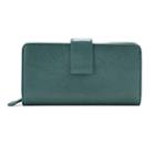 Apt. 9&reg; Sandalwood Leather Rfid-blocking Tab Clutch, Women's, Turquoise/blue (turq/aqua)