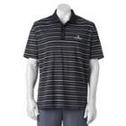Men's Pebble Beach Classic-fit Striped Performance Golf Polo, Size: Xxl, Black