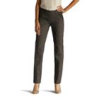 Lee Ivy Slim Straight-leg Dress Pants - Women's, Size: 12 Avg/reg, Black