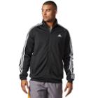 Big & Tall Adidas Tricot Striped Jacket, Men's, Size: 3xl Tall, Black