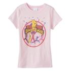 Girls 7-16 Mighty Morphin Power Rangers Graphic Tee, Girl's, Size: Xl, Light Pink