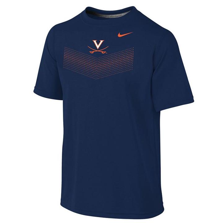 Boys 8-20 Nike Virginia Cavaliers Legend Tee, Boy's, Size: Medium, Blue (navy)