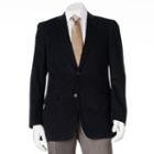 Men's Adolfo Slim-fit Wale Corduroy Sport Coat, Size: 48 - Regular, Black