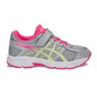 Asics Gel-contend 4 Preschool Girls' Running Shoes, Size: 11, Grey
