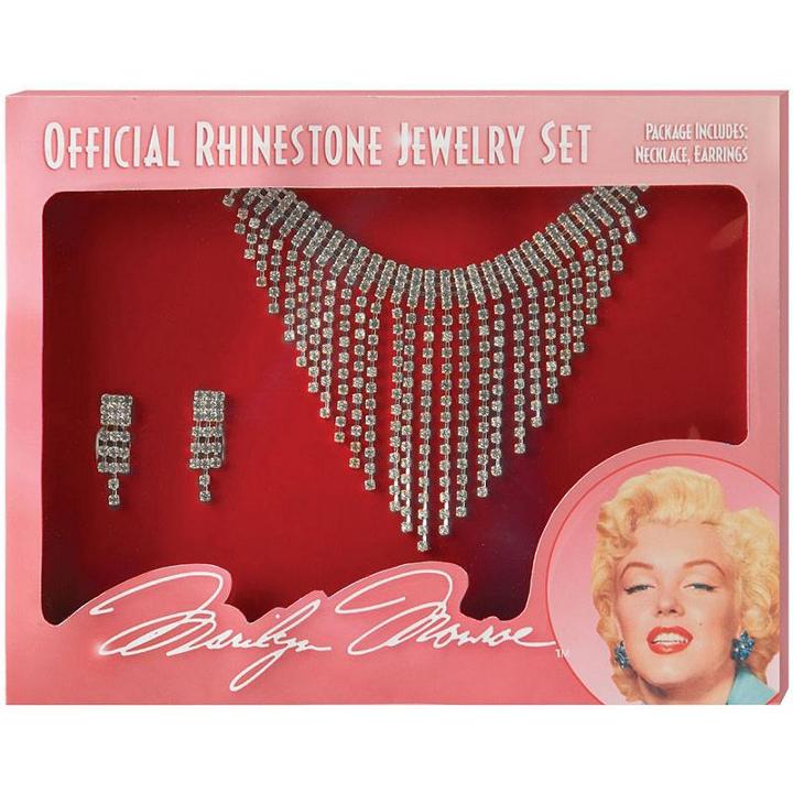 Adult Marilyn Monroe Costume Jewelry Set, White