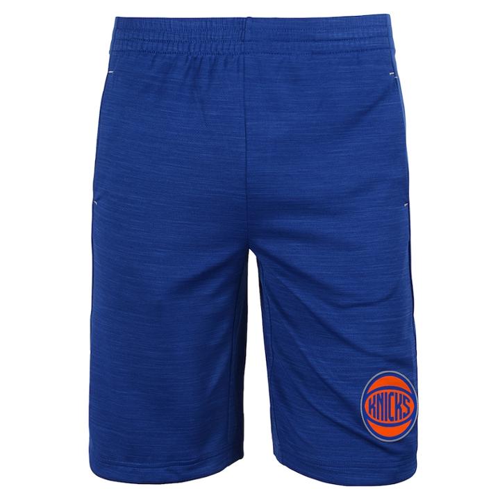 Boys 8-20 New York Knicks Free Throw Shorts, Size: S 8, Blue Other
