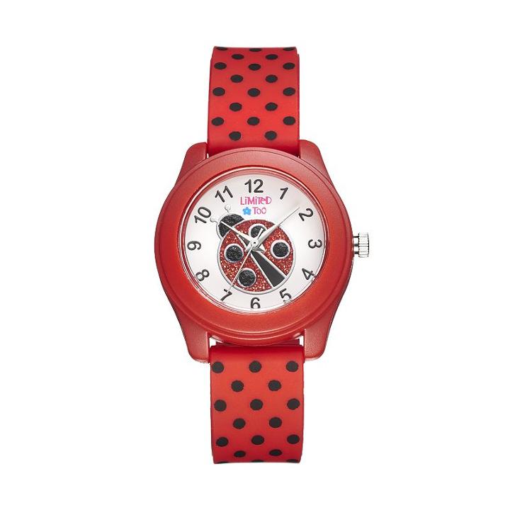 Limited Too Kids' Ladybug Polka-dot Watch, Girl's, Size: Small, Red