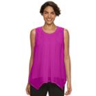 Women's Dana Buchman Pleated Overlay Sleeveless Top, Size: Xs, Ovrfl Oth