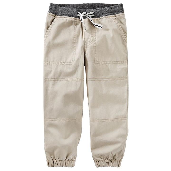 Toddler Boy Oshkosh B'gosh&reg; Ribbed Waist Jogger Pants, Size: 5t, Brown