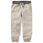 Toddler Boy Oshkosh B'gosh&reg; Ribbed Waist Jogger Pants, Size: 5t, Brown