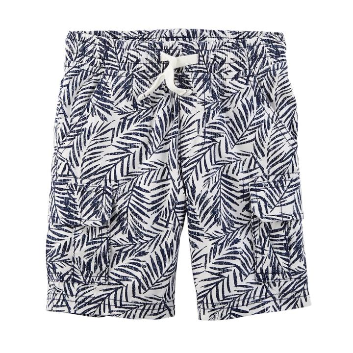 Toddler Boy Carter's Palm Leaf Cargo Shorts, Size: 4t, Print