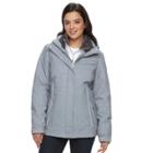 Women's Zeroxposur Darline Hooded 3-in-1 Stretch Systems Jacket, Size: Xl, Dark Grey